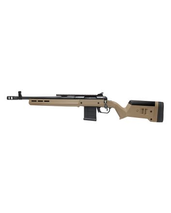 Savage Arms 58197 110 Scout Full Size 308 Win 10+1 16.50" Matte Black Threaded Barrel, Picatinny Rail Carbon Steel Receiver, Flat Dark Earth Magpul Hunter Synthetic Stock, Left Hand