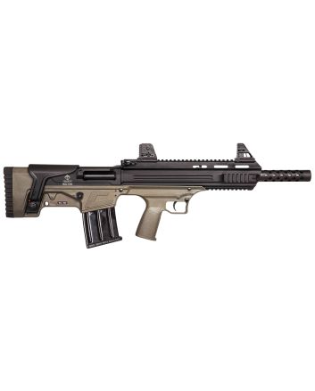 ATI ATIG20BDT Bulldog20 Gauge Semi-Auto 3" 5+1 18.50" Black Steel Barrel, Matte Black Aluminum Receiver, Picatinny Mount, Tan Fixed Bullpup Stock