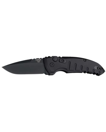 Hogue 24116 A012.75" Folding Drop Point Plain Black Cerakote 154CM SS Blade/Matte Black Aluminum Handle