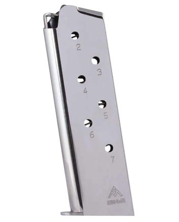 Mec-Gar MGCG4507N 7rd 45 ACP Fits Colt Govt 1911 Nickel Stainless Steel