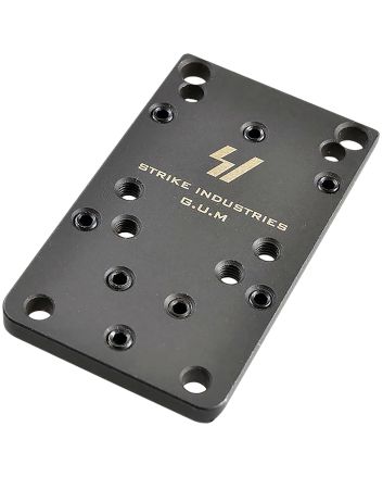 Strike Industries GLOCKGUMV2 Universal Optic Mount for Glock Version 2Black Compatible w/Glock (Except 42/43/43X/48)