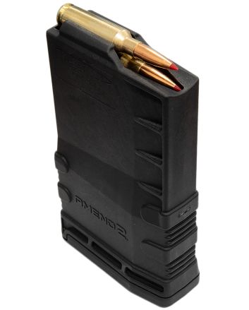 Amend2 SAAICSBLK12 AICS Magazine MOD3 12rd 308 Win/7.62x51mm Black Polymer