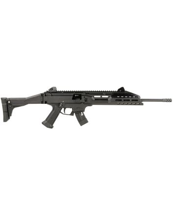 CZ-USA 91368 Scorpion EVO 3 22 LR 10+1 16" Black Threaded Steel Barrel, Picatinny Rail Receiver, M-LOK Handguards, Black Folding/Telescoping Stock, Black Polymer Grips