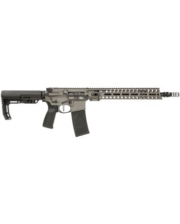 Patriot Ordnance Factory 02046 Minuteman5.56x45mm 30+1 13.75" Black Steel Threaded Barrel, Tungsten Cerakote Receiver, 13" Renegade Rail Handguard