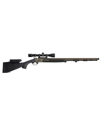 Traditions R53-74660450 Pursuit XT Pro w/Scope 50 Cal Tungsten Cerakote 26" Fluted/Threaded w/VAPR Twist Barrel, Black Adj Cheek Piece &amp; LOP Synthetic Stock, 3.5-10x44mm Duplex