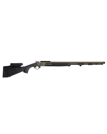 Traditions R74665050B Pursuit XT Pro 45 Cal Tungsten Cerakote 26" Fluted/Threaded w/VAPR Twist Barrel, Black Adj Cheek Piece &amp; LOP Synthetic Stock