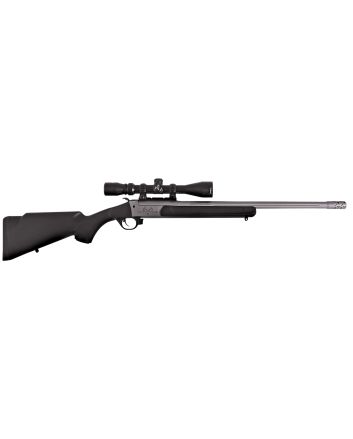 Traditions CR5-361130T Outfitter G3 w/Scope 360 Buckhammer 22" Tungsten Cerakote Chrome Lined Steel/ Target Crown Barrel, Tungsten Cerakote Drilled &amp; Tapped Receiver, Black Synthetic Stock