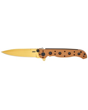 CRKT M16-01DZ M16-10DZEDC 3.03" Folding Plain Desert Tan D2 Steel Blade, Desert Tan GRN Handle