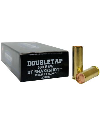 DoubleTap Ammunition 500SWSS2 Snake Shot500S&amp;W Mag 380gr 20 Per Box/25 Case