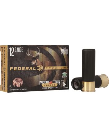 Federal P151FT Premium Freight Train 12Gauge 3" SlugShot 5 Per Box/10 Case