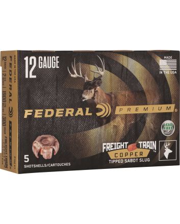 Federal P152FT Premium Freight Train 12Gauge 2.75" SlugShot 5 Per Box/10 Case