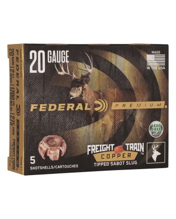 Federal P208FT Premium Freight Train 20Gauge 2.75" SlugShot 5 Per Box/10 Case