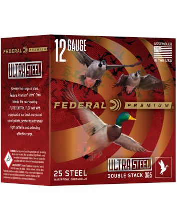 Federal PWUX142BB Premium12Gauge 3" 1 1/4 oz BB Shot 25 Per Box/10 Cs