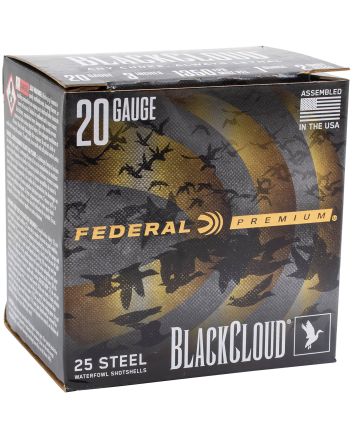 Federal PWUX2092 Premium Black Cloud 20Gauge 3" 1oz 25 Per Box/10 Case