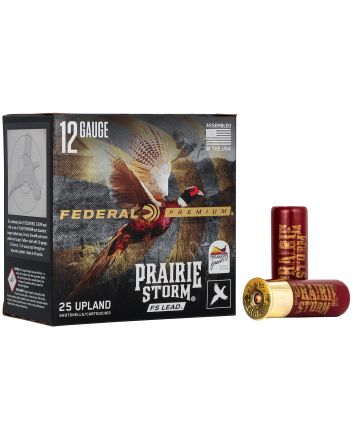 Federal PFX126FS4 Premium Prairie Storm FS 12Gauge 2.75" 1 1/4oz 4Shot 25 Per Box/10 Case
