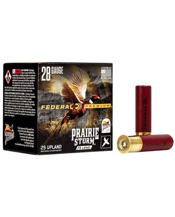 Federal PFX285FS6 Premium Prairie Storm FS 28Gauge 3" 7/8oz 6Shot 25 Per Box/10 Case