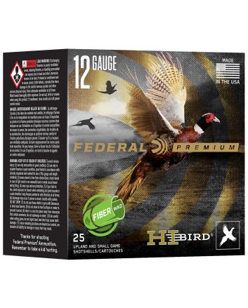Federal HVFB12HW5 Federal Premium Hi-Bird 12Gauge 2.75" 1 1/4oz 5Shot 25 Per Box/10 Case