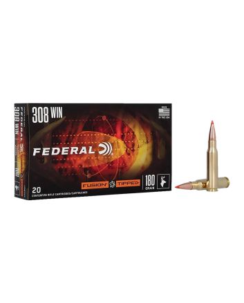 Federal F308TFS3 Fusion308Win 180gr Bonded Soft Point 20 Per Box/10 Case