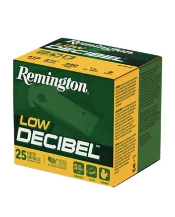 Remington Ammunition R20740 Low Decibel410Gauge 2.50" 9Shot 25 Per Box/10 Case