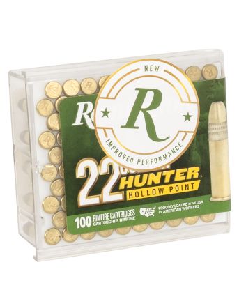 Remington Ammunition R21251 Golden Hunter22LR 40gr Plated Hollow Point 100 Per Box/50 Case
