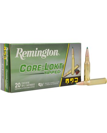 Remington Ammunition R20039 7mm-08Rem 140gr Core-Lokt Tipped 20 Per Box/10 Case