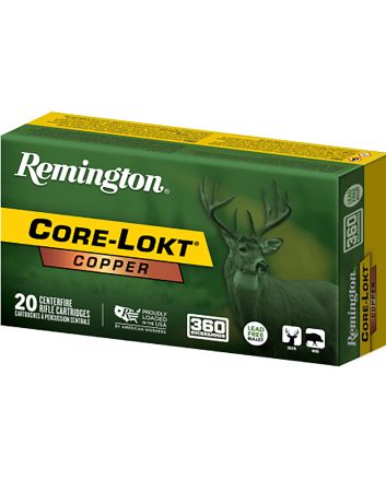 Remington Ammunition R20061 360Buckhammer 160gr Core-Lokt Tipped 20 Per Box/10 Case