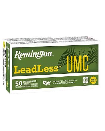 Remington Ammunition R23809 UMC Leadless 9mm 100gr 50 Per Box/10 Case