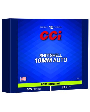 CCI 3710 Pest Control10mmAuto 105gr 10 Per Box/20 Case
