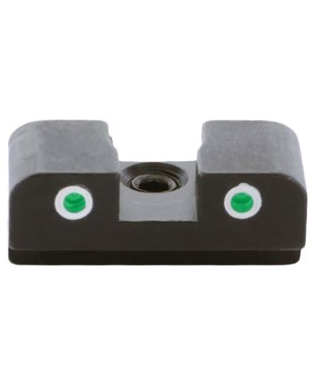 AmeriGlo XD191R Tritium Rear Sight for Springfield XD/HellcatGreen Tritium White Outline Rear