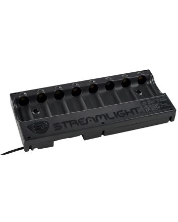 Streamlight 20234 8-Unit Bank ChargerBlack SL-59/CR123A Battery 100V/120V/AC
