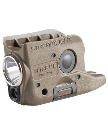 Streamlight 69341 TLR-6 HL Gun LightFlat Dark Earth 300 Lumens White LED/Red Laser Glock 42/43/43X/48
