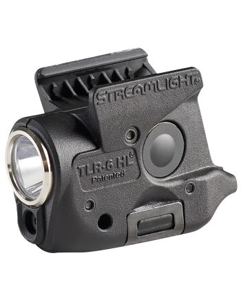 Streamlight 69344 TLR-6 HL Gun LightBlack 300 Lumens White LED/Red Laser Sig Sauer P365/P365 XL
