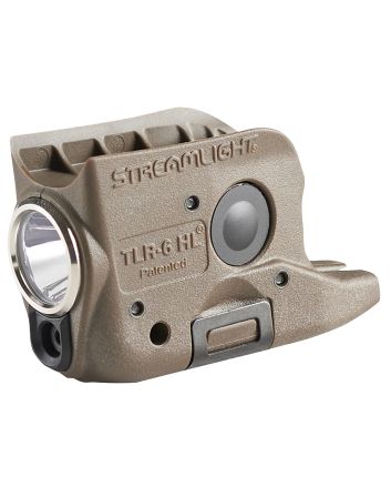 Streamlight 69351 TLR-6 HL G Gun LightFlat Dark Earth 300 Lumens White LED/Green Laser Glock 42/43/43X/48