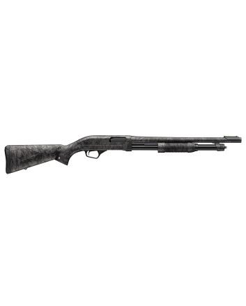 Winchester Repeating Arms 512457395 SXP Defender Compact 12 Gauge Pump 3" 5, 2 3/4" Shells 18" Forged Carbon Hydrodip Steel Barrel, Aluminum Receiver, Fixed Forged Carbon Hydrodip Synthetic Stock