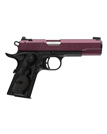 Browning 051061490 1911-22 Black Label Full Size Frame 22 LR 10+1 4.25" Matte Stainless Steel Barrel, Black Cherry Cerakote Serrated Steel Slide, Matte Black Polymer Frame w/Beavertail