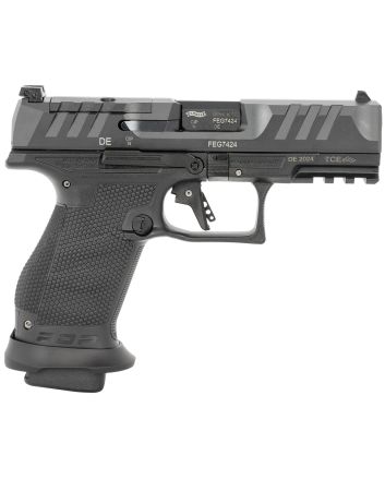 Walther Arms 2884976 PDP Pro-E 9mm 18rd 4" Black Steel Slide