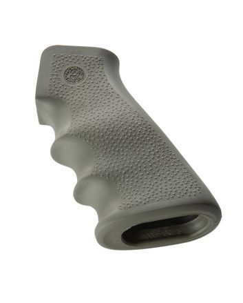 Hogue 15001 OverMolded Grip Cobblestone OD Green Rubber with Finger Grooves for AR-15, M16