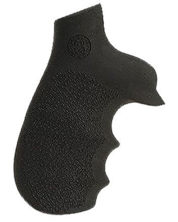 Hogue 73000 OverMolded Monogrip Black Rubber with Finger Grooves for Taurus Tracker, Judge