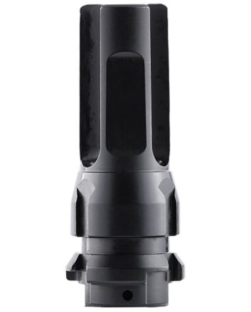 Dead Air DA306 KeyMo Flash Hider Black Nitride 4140 HT Alloy Steel 1/2"-28 Threads 2.70" OAL 22 Cal