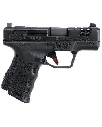 SAR USA SAR9SCG2BL SAR9 SC Gen2 Sub-Compact Frame 9mm Luger 15+1 12+1 3.30" Black Steel Barrel, Black Steel Optic Ready/Ported/Serrated Slide, Black Polymer Frame, Black Polymer Grip