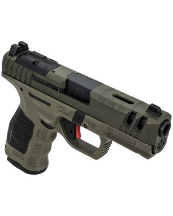 SAR USA SAR9CG3OD SAR9 C Gen3 Compact Frame 9mm Luger 15+1 4" Black Steel Barrel, OD Green Cerakote Steel Slide, OD Green Polymer Frame w/Picatinny Rail, Black Interchangeable Backstrap Grip