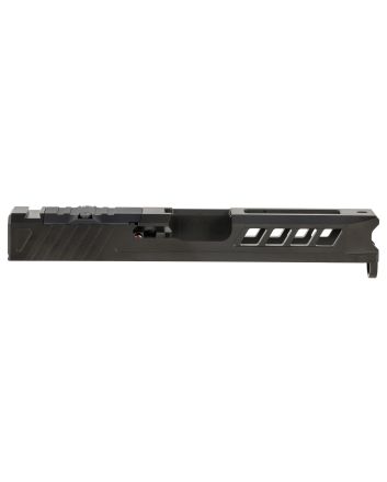 True Precision Inc TPG19SBCRMR Axiom Optic Cut Slide Fits Glock 19 Gen1-3 Black DLC Anodized 416R Stainless Steel