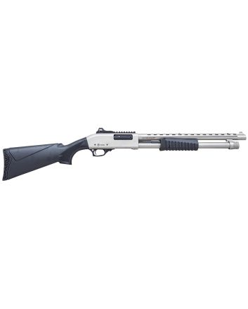 Citadel FRMN1220SYN Mariner12 Gauge Pump 3" 4+1 18.50" Black Full Heat Shield Barrel, Black Picatinny Rail Steel Receiver, Fixed Black Synthetic Stock