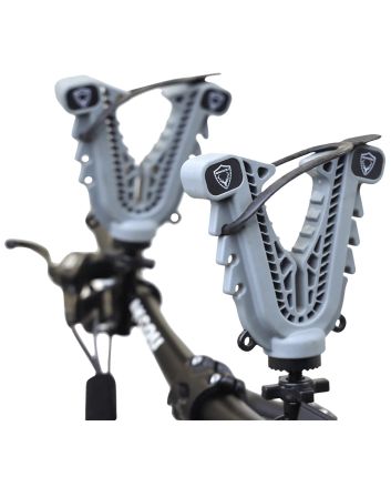 Bakcou E-bikes AUGBR Universal Mount Gun/Bow Rack For Bakcou Bikes Gray/Black