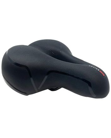 Bakcou E-bikes AOBS Comfort Seat Universal Fit Black Faux Leather Oversized