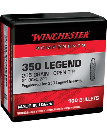 Winchester Ammo WB350L255X 350Legend 255gr Open Tip 100 Per Box/10 Case