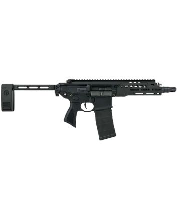 Sig Sauer PMCX556N7BLTPCB MCX Rattler LT 223 Rem/5.56 NATO 5.56mm 30+1 7.75" QD Flash Hider Muzzle, Black Anodized Aluminum Picatinny Rail Receiver, SIG Folding Pivoting Contour Brace, Ambidextrous