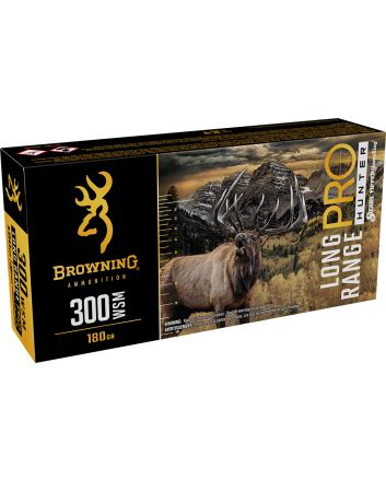 Browning Ammo B192530002 Long Range Pro300WSM 180gr 20 Per Box/10 Case