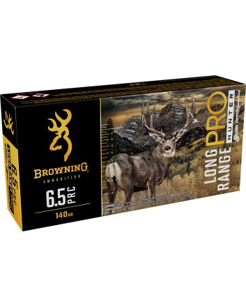 Browning Ammo B192565002 Long Range Pro6.5PRC 130gr 20 Per Box/10 Case