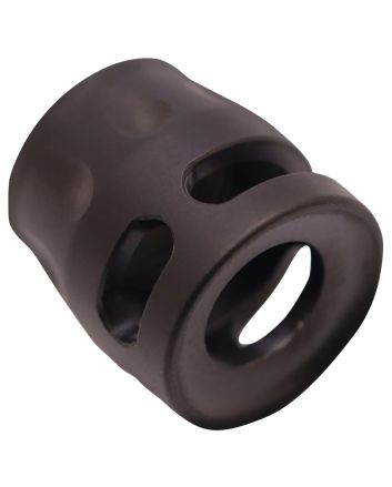 True Precision Inc TPSMICROBC Micro Compensator S-Type Black DLC 416R Stainless Steel 1/2"x28 Threads 9mm/380 ACP